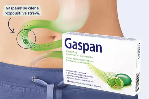 Gaspan břicho střevo