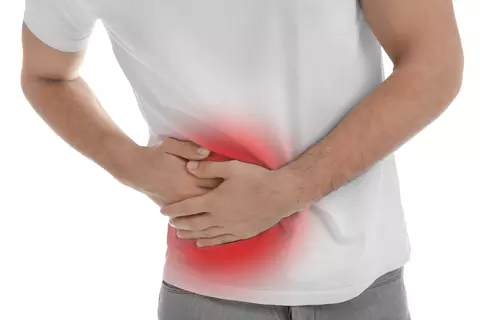 Bolest břicha slepé střevo